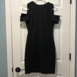 Black off the shoulder dress